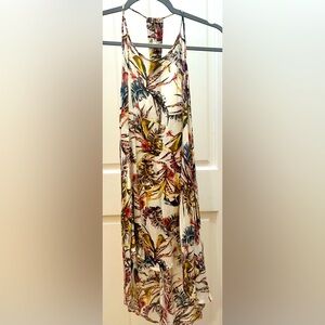 O’Neil Girls Tropical Dress with adjustable tie razor back